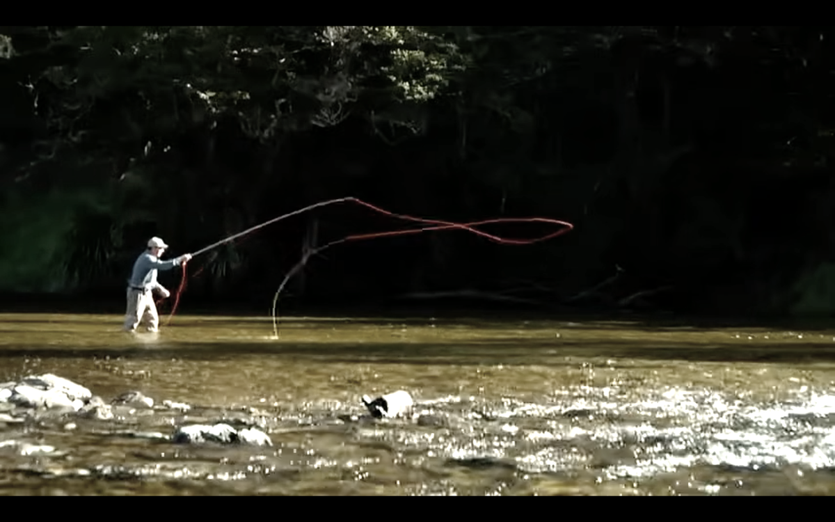 The roll cast: A basic fly-fishing cast for tight spots